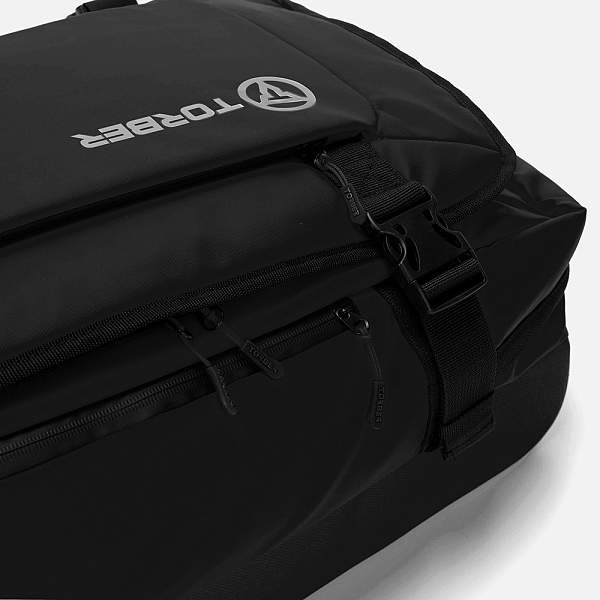 Сумка на колесах TORBER Mobi, чёрный, полиэстер 900D с PU покрытием, 60 х 38 х 25,5 см, 57 л T1809BLM Torber, Артикул: T1809BLM фото №1