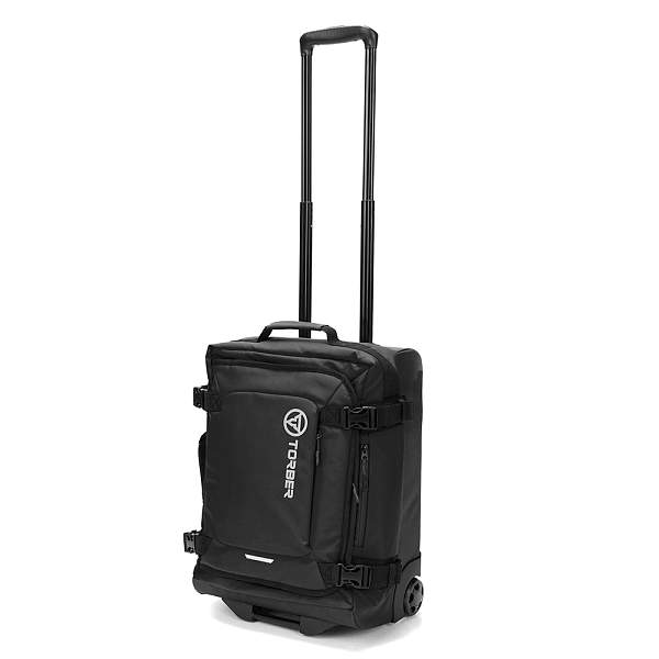 Сумка на колесах TORBER Mobi, черный, полиэстер 900D с PU покрытием, 47 х 34 х 21,5 см, 32 л T1809BLS Torber, Артикул: T1809BLS фото №1