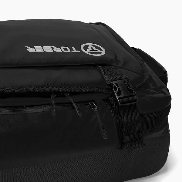 Сумка на колесах TORBER Mobi, черный, полиэстер 900D с PU покрытием, 47 х 34 х 21,5 см, 32 л T1809BLS Torber, Артикул: T1809BLS фото №1