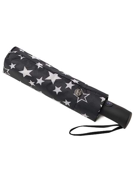 Q25807 (Звезды на черном) Зонт женский автомат Henry Backer Henry Backer, Артикул: Q25807 фото №1