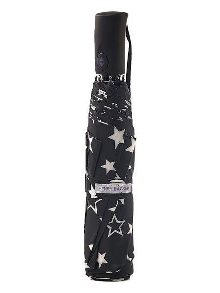 Q25807 (Звезды на черном) Зонт женский автомат Henry Backer Henry Backer, Артикул: Q25807 фото №1
