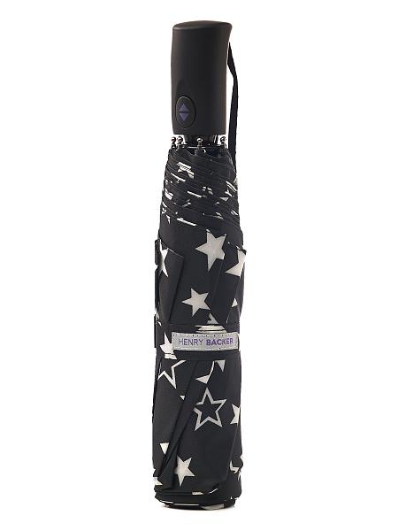 Q25807 (Звезды на черном) Зонт женский автомат Henry Backer Henry Backer, Артикул: Q25807 фото №1
