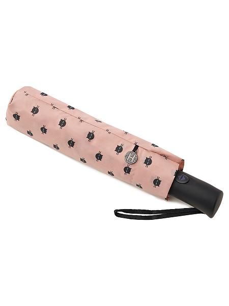 Q25810 (Котики на розовом) Зонт женский автомат Henry Backer Henry Backer, Артикул: Q25810 фото №1