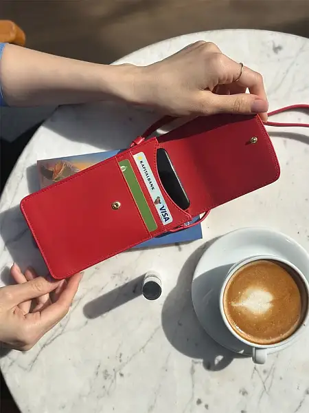 Сумка-чехол для телефона женская кожаная Petek 22085P.209.10 Petek, Артикул: 22085P.209.10 фото №1