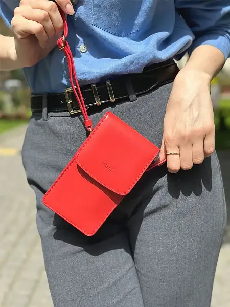 Сумка-чехол для телефона женская кожаная Petek 22085P.209.10 Petek, Артикул: 22085P.209.10 фото №1