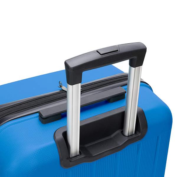 Чемодан TORBER В Отпуск, ярко-синий, полипропилен, 65,5 х 43,5 х 26 см, 62 л T1907B-M Torber, Артикул: T1907B-M фото №1