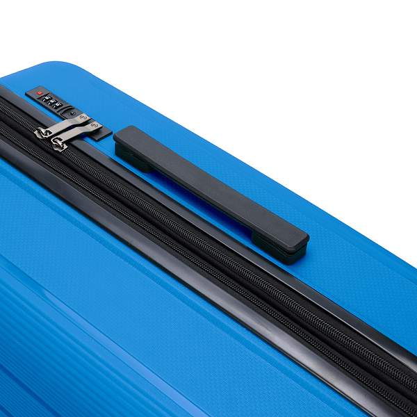 Чемодан TORBER В Отпуск, ярко-синий, полипропилен, 65,5 х 43,5 х 26 см, 62 л T1907B-M Torber, Артикул: T1907B-M фото №1
