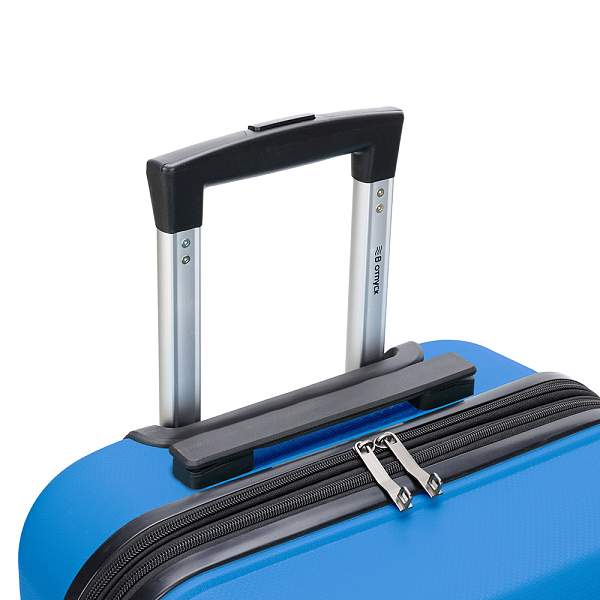 Чемодан TORBER В Отпуск, ярко-синий, полипропилен, 55 х 36 х 21,5 см, 37 л T1907B-S Torber, Артикул: T1907B-S фото №1