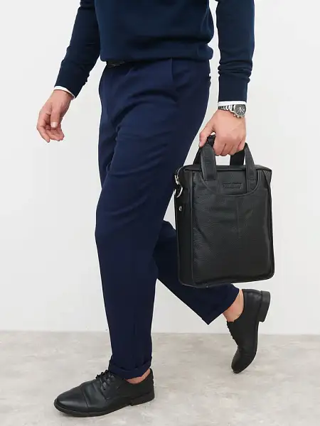 Мужской кожаный планшет Bostanten (Черный) Tuscany, Артикул: B10022-1 фото №1