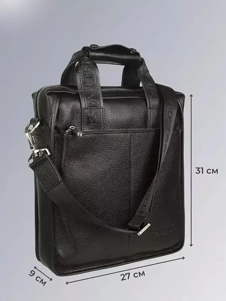 Мужской кожаный планшет Bostanten (Черный) Tuscany, Артикул: B10022-1 фото №1