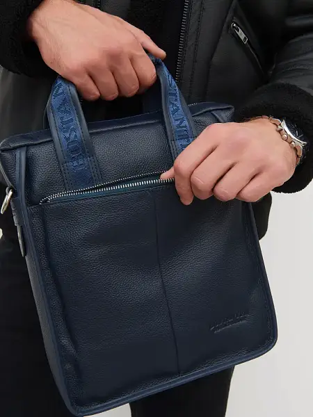 Мужской кожаный планшет Bostanten (Синий) Tuscany, Артикул: B10022-8 фото №1