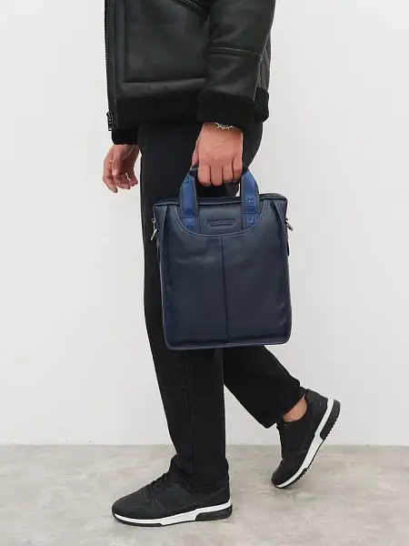 Мужской кожаный планшет Bostanten (Синий) Tuscany, Артикул: B10022-8 фото №1