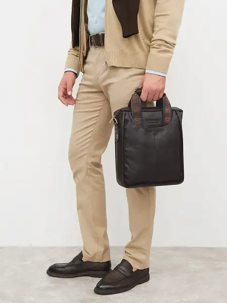 Мужской кожаный планшет Bostanten (Коричневый) Tuscany, Артикул: B10022-3 фото №1