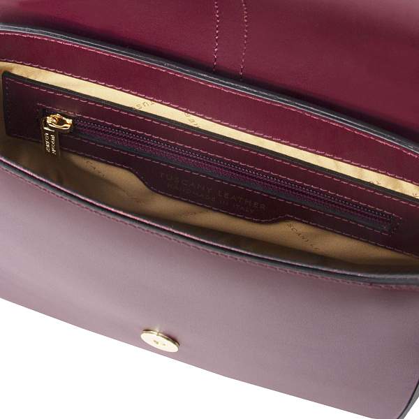 Кожаная женская сумка на плечо Tuscany (Bordeaux) Tuscany, Артикул: TL141598-7 фото №1