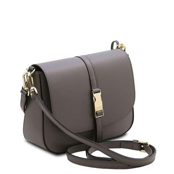 Кожаная женская сумка на плечо Tuscany (Серый) Tuscany, Артикул: TL141598-10 фото №1