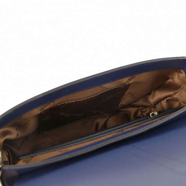 Кожаная женская сумка на плечо Tuscany (Темно-синий) Tuscany, Артикул: TL141598-8 фото №1