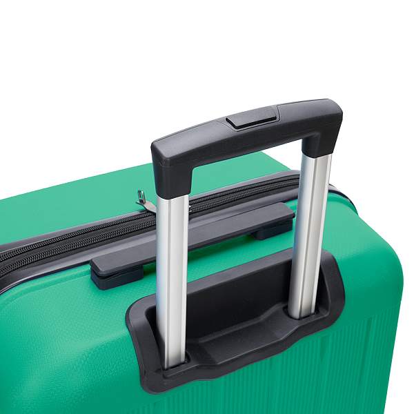 Чемодан TORBER В Отпуск, ярко-бирюзовый, полипропилен, 55 х 36 х 21,5 см, 37 л T1907T-S Torber, Артикул: T1907T-S фото №1