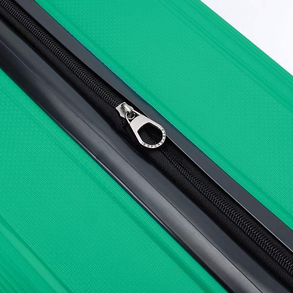 Чемодан TORBER В Отпуск, ярко-бирюзовый, полипропилен, 55 х 36 х 21,5 см, 37 л T1907T-S Torber, Артикул: T1907T-S фото №1