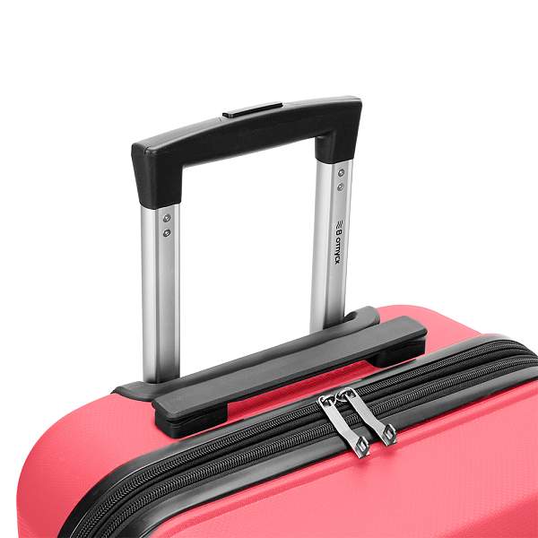 Чемодан TORBER В Отпуск, ярко-розовый, полипропилен, 55 х 36 х 21,5 см, 37 л T1907C-S Torber, Артикул: T1907C-S фото №1