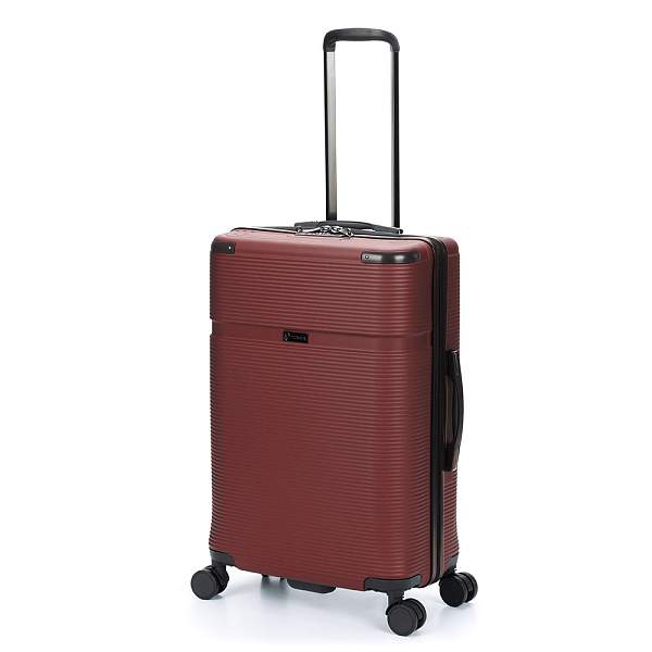Чемодан TORBER Onego, бордовый, ABS-пластик, 69,5 х 46 х 26 см, 69 л T2081BM Torber, Артикул: T2081BM фото №1