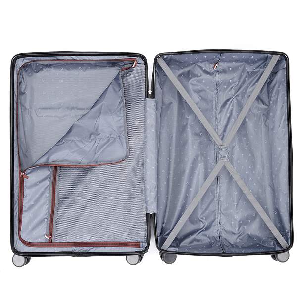 Чемодан TORBER Onego, бордовый, ABS-пластик, 69,5 х 46 х 26 см, 69 л T2081BM Torber, Артикул: T2081BM фото №1