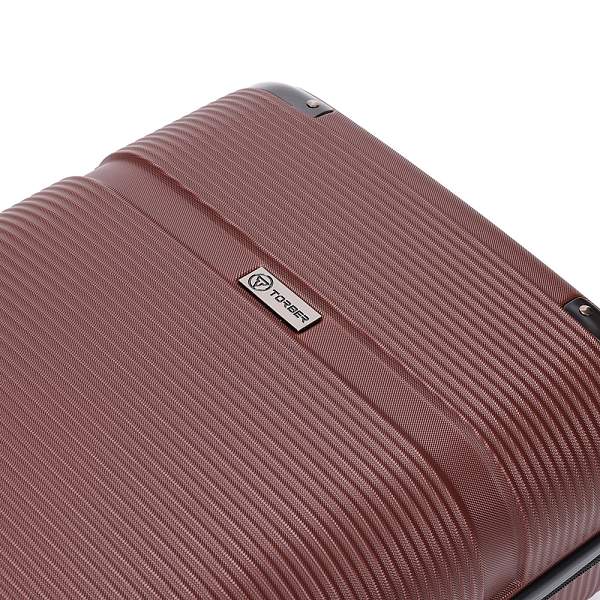 Чемодан TORBER Onego, бордовый, ABS-пластик, 69,5 х 46 х 26 см, 69 л T2081BM Torber, Артикул: T2081BM фото №1