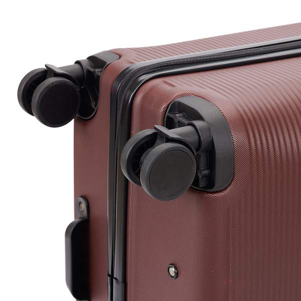 Чемодан TORBER Onego, бордовый, ABS-пластик, 69,5 х 46 х 26 см, 69 л T2081BM Torber, Артикул: T2081BM фото №1