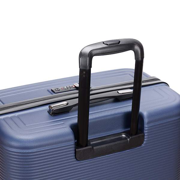 Чемодан TORBER Onego, синий, ABS-пластик, 79,5 х 51 х 29 см, 103 л T2081BLL Torber, Артикул: T2081BLL фото №1