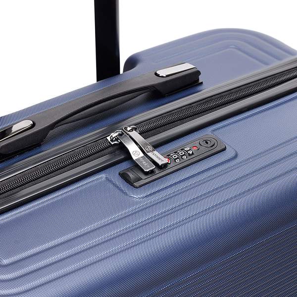 Чемодан TORBER Onego, синий, ABS-пластик, 79,5 х 51 х 29 см, 103 л T2081BLL Torber, Артикул: T2081BLL фото №1