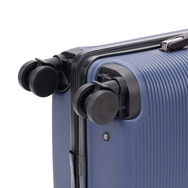 Чемодан TORBER Onego, синий, ABS-пластик, 59,5 х 39,5 х 24 см, 46 л T2081BLS Torber, Артикул: T2081BLS фото №1