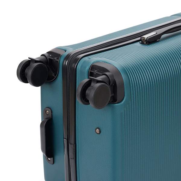 Чемодан TORBER Onego, зелёный, ABS-пластик, 69,5 х 46 х 26 см, 69 л T2081GRM Torber, Артикул: T2081GRM фото №1