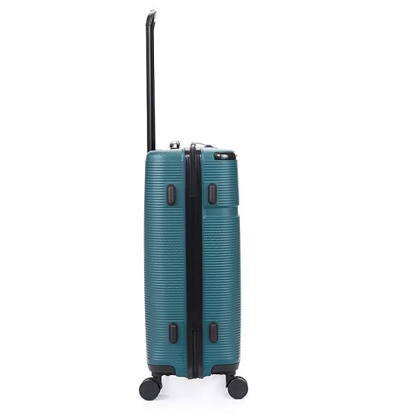 Чемодан TORBER Onego, зелёный, ABS-пластик, 69,5 х 46 х 26 см, 69 л T2081GRM Torber, Артикул: T2081GRM фото №1