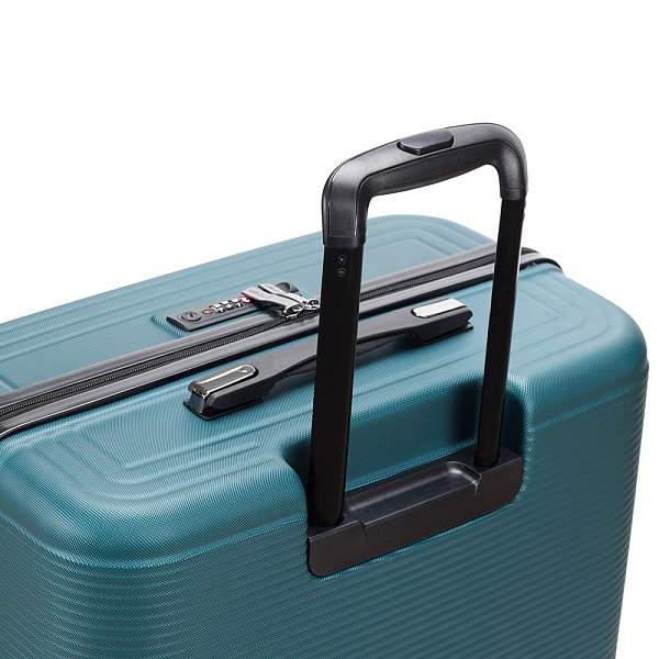 Чемодан TORBER Onego, зелёный, ABS-пластик, 79,5 х 51 х 29 см, 103 л T2081GRL Torber, Артикул: T2081GRL фото №1