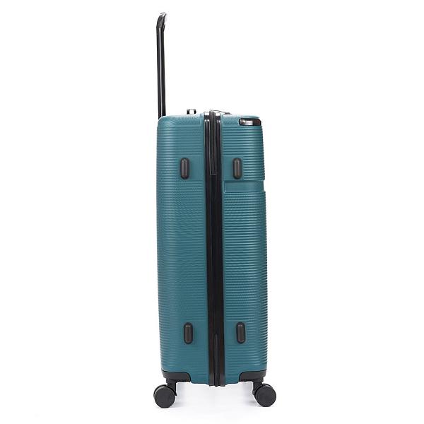 Чемодан TORBER Onego, зелёный, ABS-пластик, 79,5 х 51 х 29 см, 103 л T2081GRL Torber, Артикул: T2081GRL фото №1