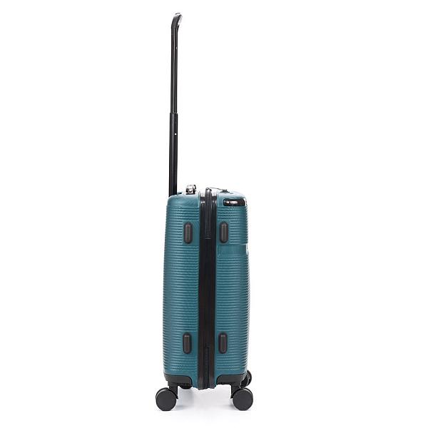 Чемодан TORBER Onego, зелёный, ABS-пластик, 59,5 х 39,5 х 24 см, 46 л T2081GRS Torber, Артикул: T2081GRS фото №1