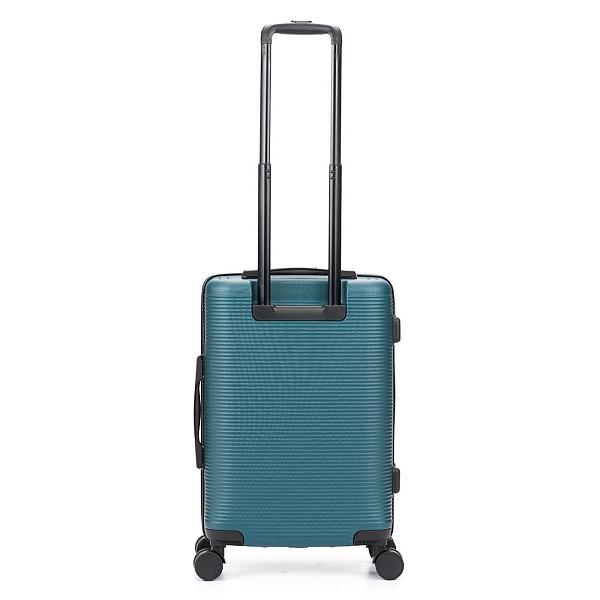 Чемодан TORBER Onego, зелёный, ABS-пластик, 59,5 х 39,5 х 24 см, 46 л T2081GRS Torber, Артикул: T2081GRS фото №1