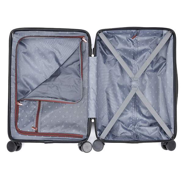 Чемодан TORBER Onego, бордовый, ABS-пластик, 59,5 х 39,5 х 24 см, 46 л T2081BS Torber, Артикул: T2081BS фото №1