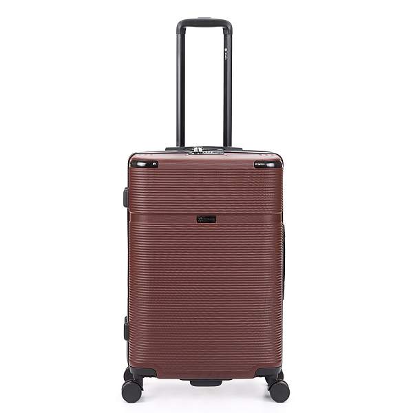 Чемодан TORBER Onego, бордовый, ABS-пластик, 79,5 х 51 х 29 см, 103 л T2081BL Torber, Артикул: T2081BL фото №1