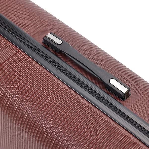 Чемодан TORBER Onego, бордовый, ABS-пластик, 79,5 х 51 х 29 см, 103 л T2081BL Torber, Артикул: T2081BL фото №1