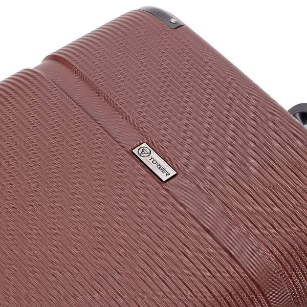 Чемодан TORBER Onego, бордовый, ABS-пластик, 79,5 х 51 х 29 см, 103 л T2081BL Torber, Артикул: T2081BL фото №1
