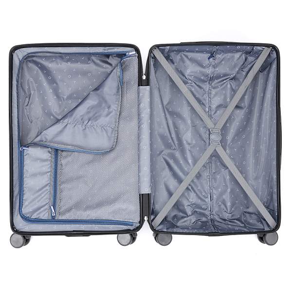 Чемодан TORBER Onego, синий, ABS-пластик, 69,5 х 46 х 26 см, 69 л T2081BLM Torber, Артикул: T2081BLM фото №1