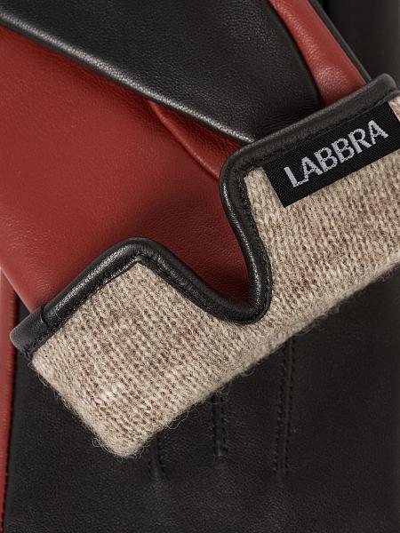 Перчатки жен п/ш LB-4607-1 black/red Labbra, Артикул: LB-4607-1-65_01-00055 фото №1