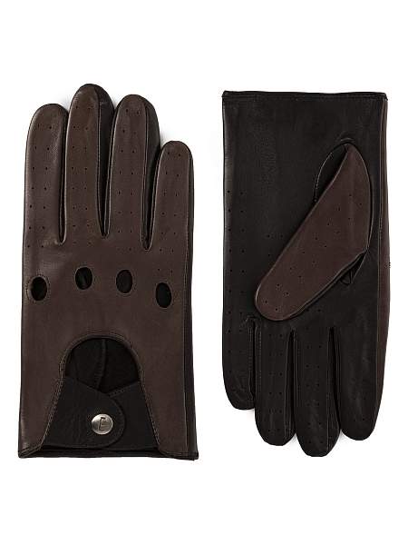 Перчатки мужские б/п IS01115 d.brown/black Eleganzza, Артикул: IS01115-85_01-00055 фото №1