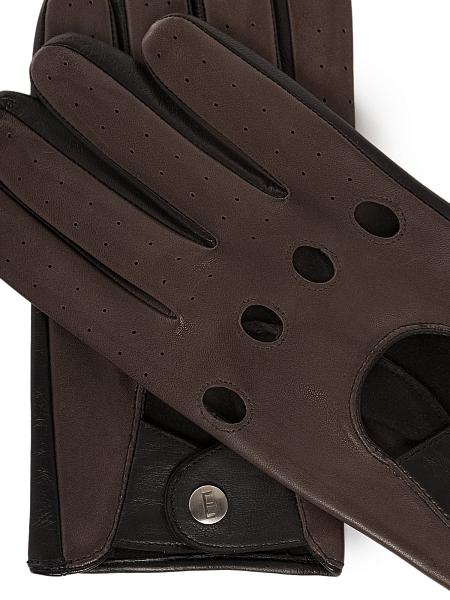 Перчатки мужские б/п IS01115 d.brown/black Eleganzza, Артикул: IS01115-9_01-000558 фото №1