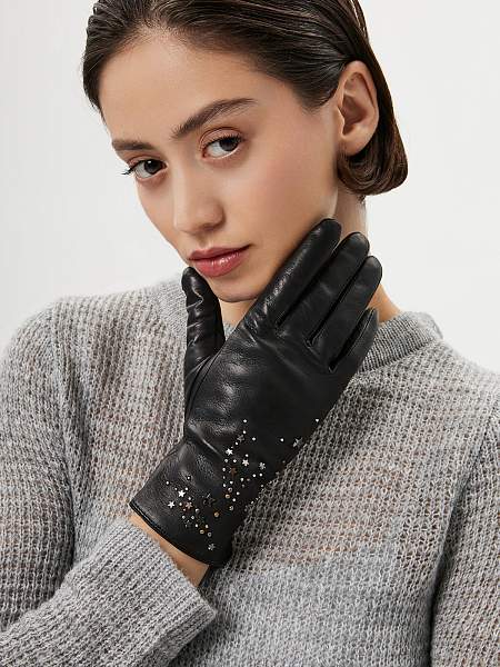 Перчатки женские ш+каш. IS02569 black Eleganzza, Артикул: IS02569-65_01-00055 фото №1