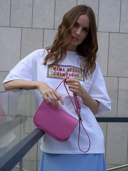 Сумка ELEGANZZA Z12-10391 l.fuchsia Eleganzza, Артикул: Z12-10391-01-00043287 фото №1