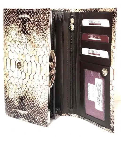 Кошелек женский кожаный Petek 407.245+229.C50 Petek, Артикул: 407.245+229.C50 фото №1