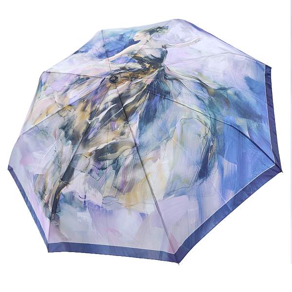 UFS0136-10 Зонт жен. Fabretti, автомат, 3 сложения, сатин Fabretti, Артикул: UFS0136-10 фото №1