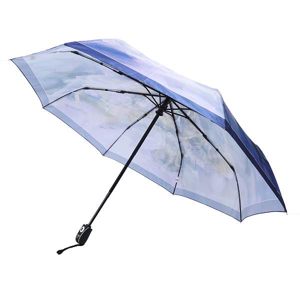 UFS0136-10 Зонт жен. Fabretti, автомат, 3 сложения, сатин Fabretti, Артикул: UFS0136-10 фото №1