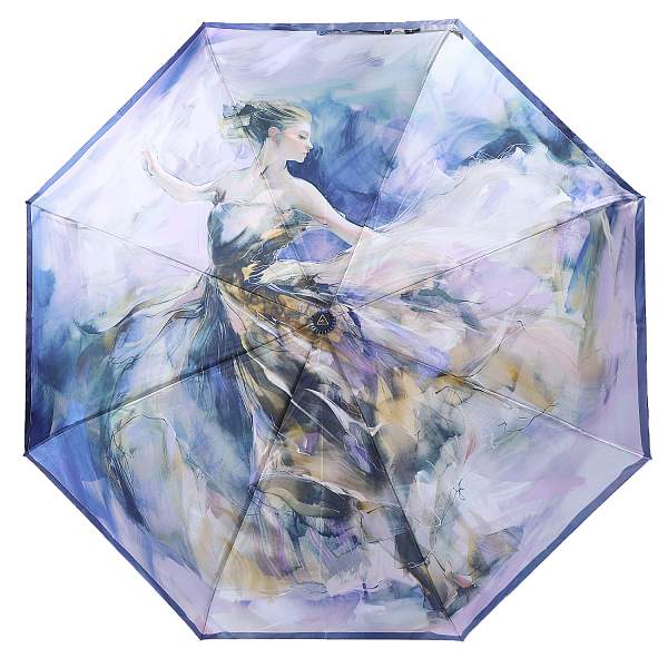 UFS0136-10 Зонт жен. Fabretti, автомат, 3 сложения, сатин Fabretti, Артикул: UFS0136-10 фото №1